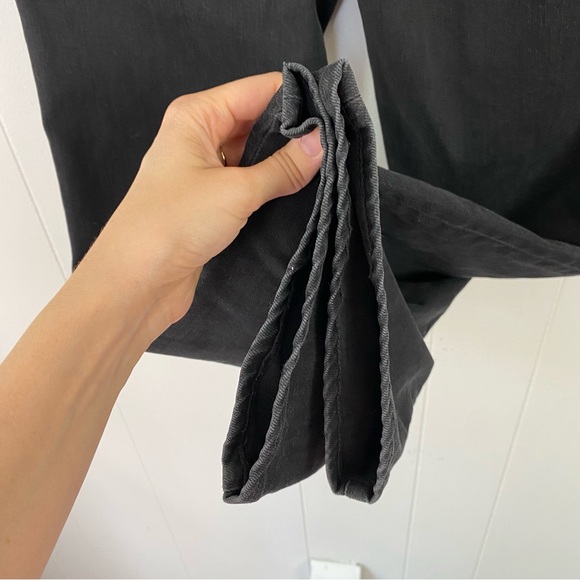 Madewell Slim Wide Leg Crop Jeans Women’s 26 Faded Black High Rise - Picture 11 of 16